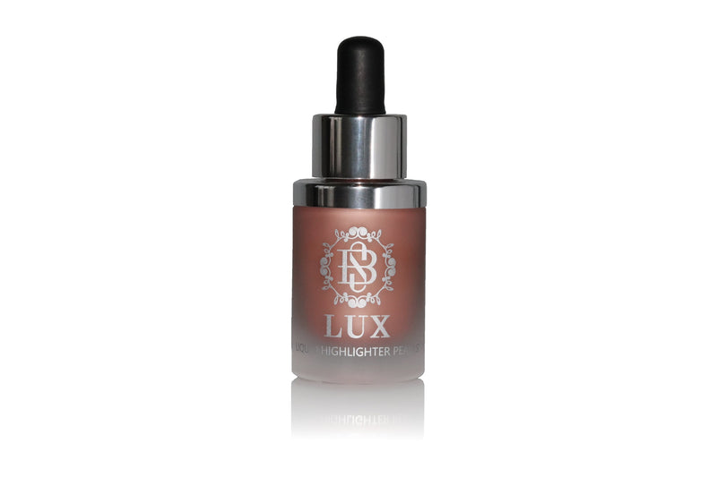 Pink Liquid highlighter bottle with SB Lux  Logo