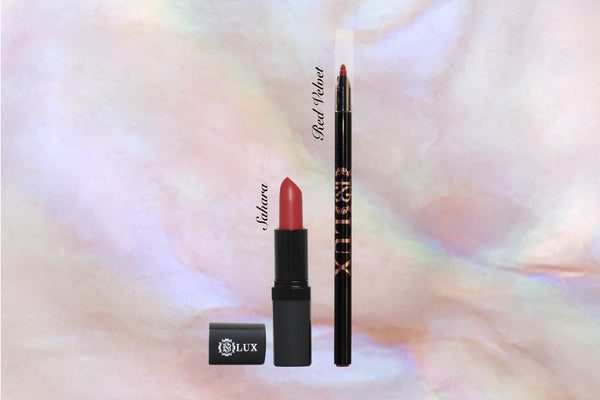 Crimson Lipstick & Lipliner Set