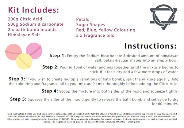 Blissful Creations Bath Bomb Kit