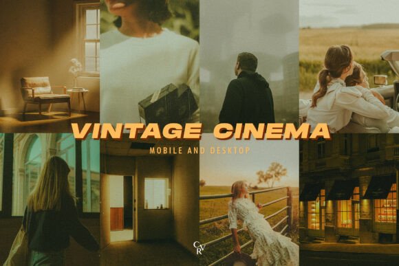 Celluloid Dreams: 15 Vintage Cinema Lightroom Presets 🎬