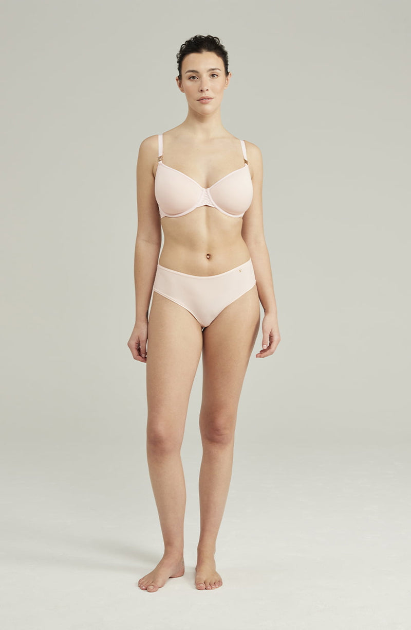 Mid-Rise Blush Pink  Seamless Sculpting Brief