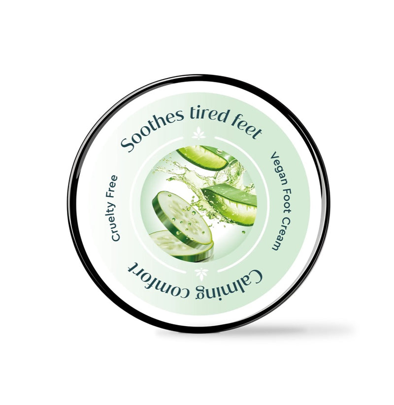 CBD ALOE AND CUCUMBER FOOT CREAM 300MG 200ML