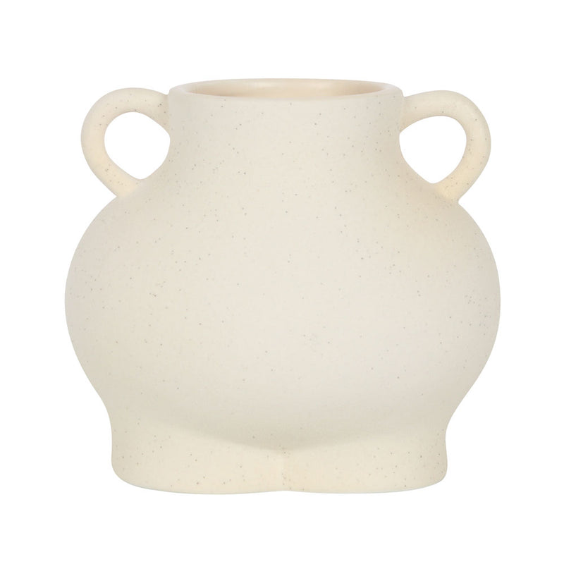 Cheeky Botanicals - Cream Speckle Bum Plant Pot