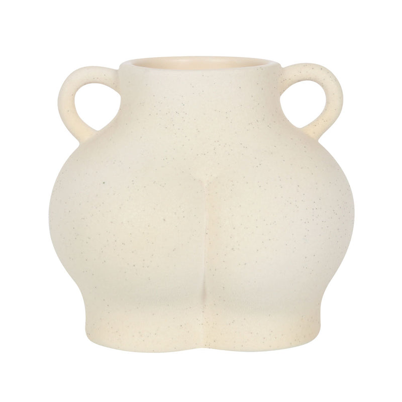 Cheeky Botanicals - Cream Speckle Bum Plant Pot