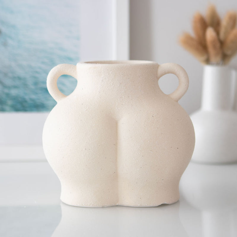 Cheeky Botanicals - Cream Speckle Bum Plant Pot