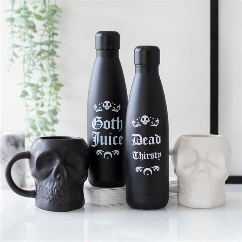 Bone Chill - Matte White Skull Mug