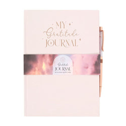 Reflect & Radiate- Gratitude Journal with Rose Quartz Pen