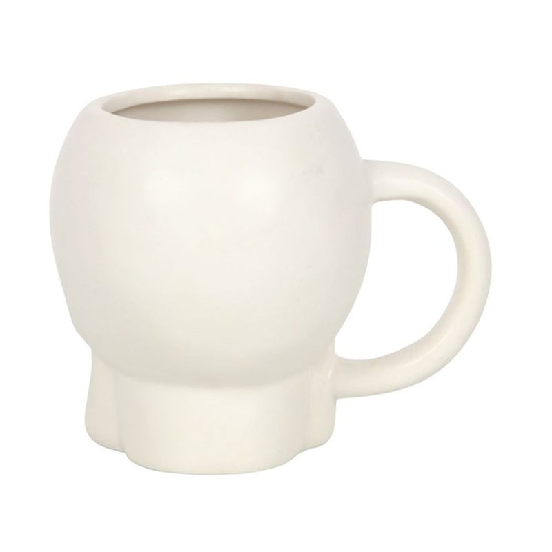 Bone Chill - Matte White Skull Mug