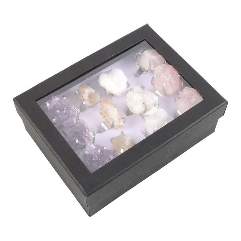 Enchanted Elegance (Set of 12 Assorted) Crystal Rings