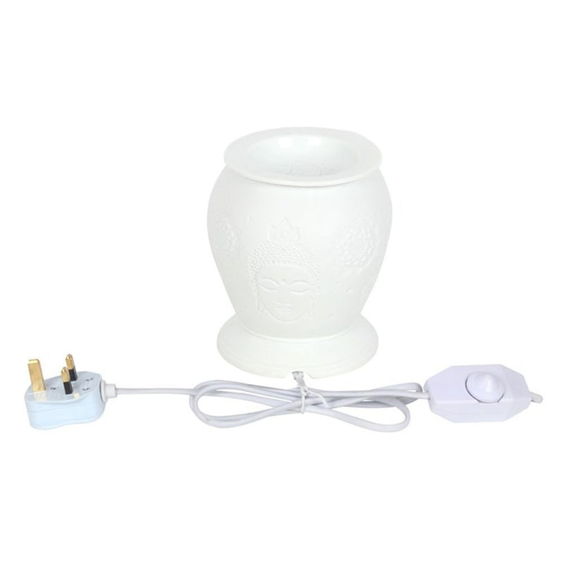 Tranquil Zen (White Ceramic) Buddha Electric Oil Burner