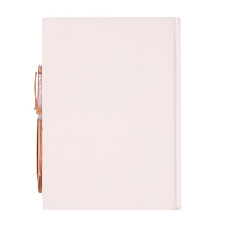Reflect & Radiate- Gratitude Journal with Rose Quartz Pen
