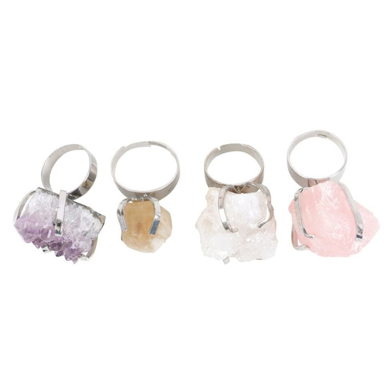 Enchanted Elegance (Set of 12 Assorted) Crystal Rings
