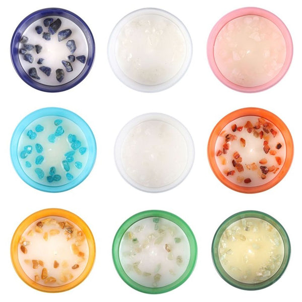 Stellar Essence - Set of 12 Zodiac Gemstone Candles