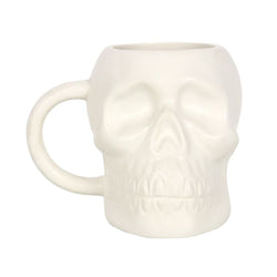 Bone Chill - Matte White Skull Mug
