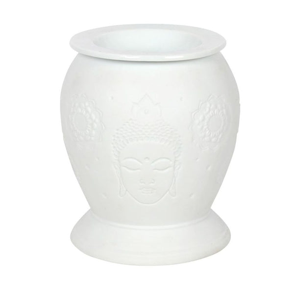 Tranquil Zen (White Ceramic) Buddha Electric Oil Burner