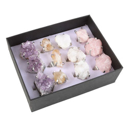Enchanted Elegance (Set of 12 Assorted) Crystal Rings