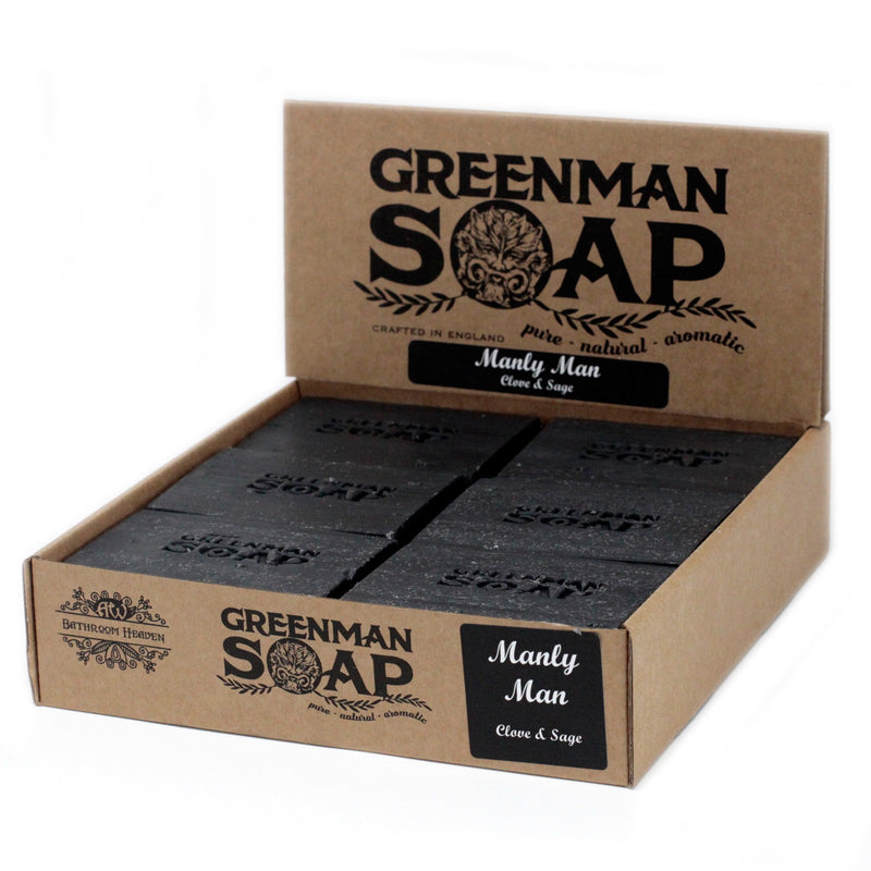 Green Man Forest Soap Slice