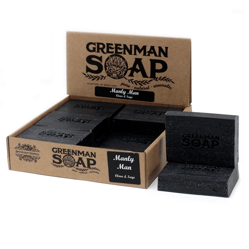 Green Man Forest Soap Slice