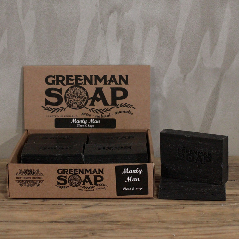 Green Man Forest Soap Slice