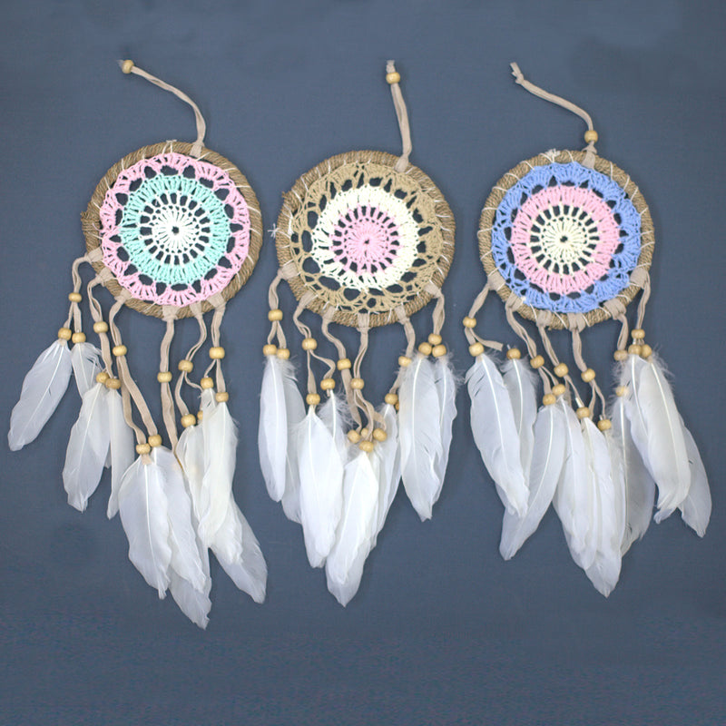 Pastel Macramé Dream Catchers