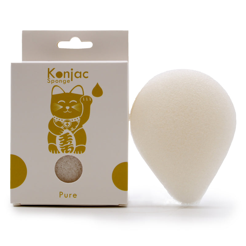 MystiCleanse - Teardrop Konjac Sponge