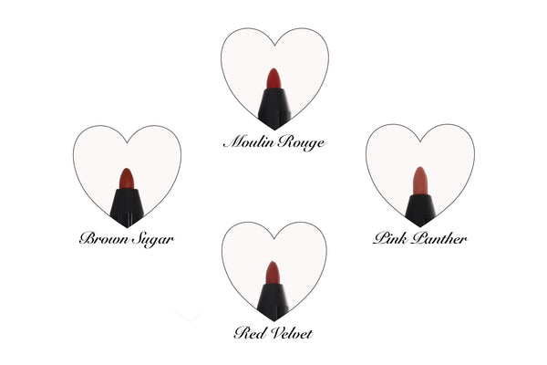 Matte lip liner set 