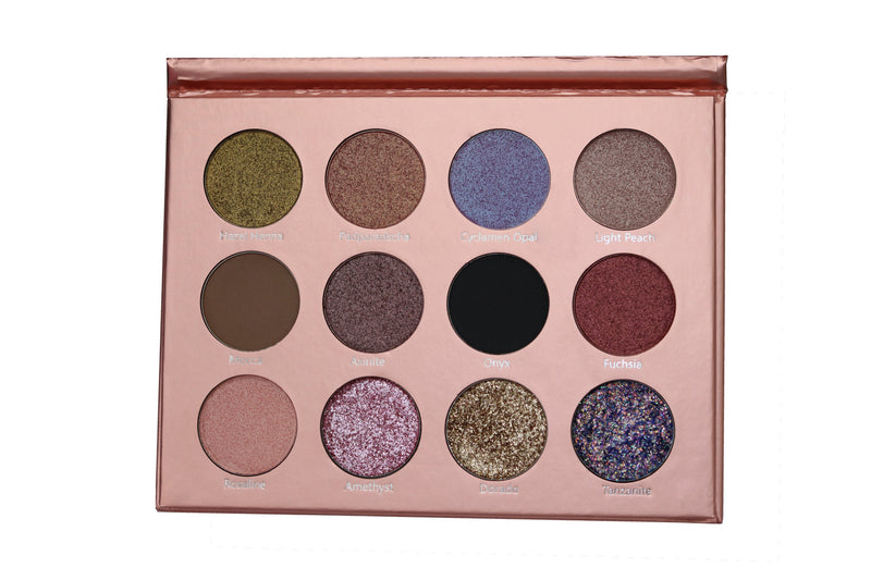 12 Eyeshadow Palette - Crystal colours 