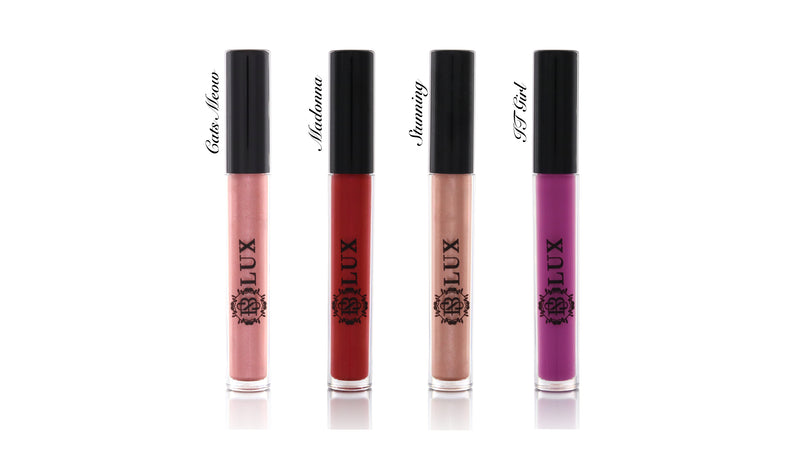 Metal Vinyl Lip Lacquer set of 4 