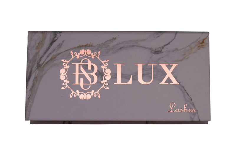 Rose gold marble box packaging