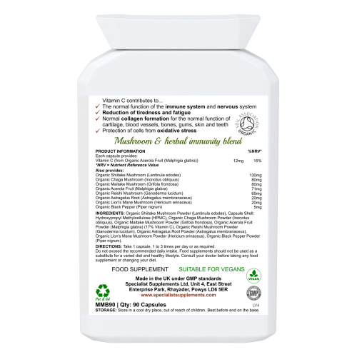 Multi-Mushroom Organic Complex